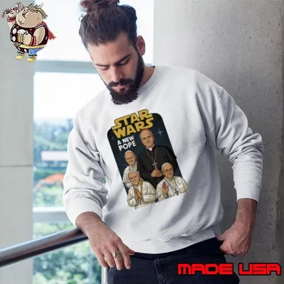 Star Wars a new Pope shirt