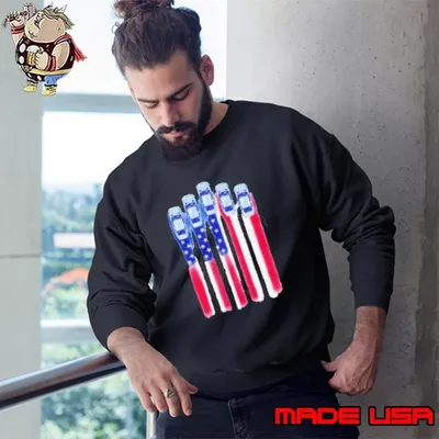 USA sports race car flag Sweatshirt