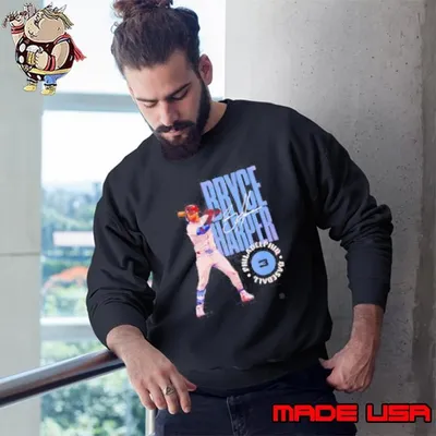 Bryce Harper Philadelphia Stamp signature baseball Sweatshirt
