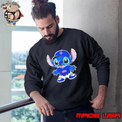 Chicago Cubs Stitch Baseball 2025 Sweatshirt