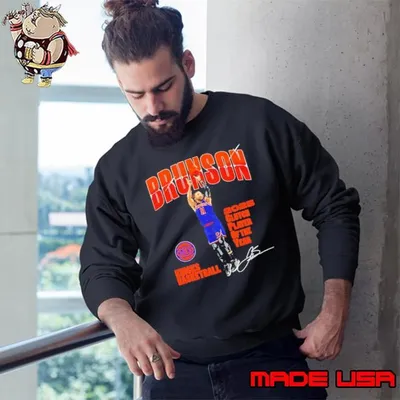Jalen Brunson New York Knicks 2025 Clutch Player Of The Year Signature Sweatshirt