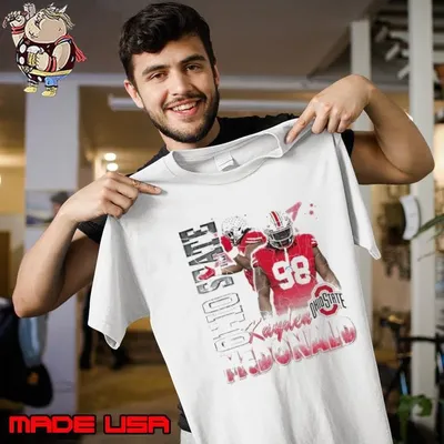 Kayden McDonald Ohio State Buckeyes player collage shirt