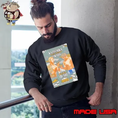 Kazuchika Okada vs Kota Ibushi AEW Dynamite 300 VARIANT Matchup Monday Sweatshirt