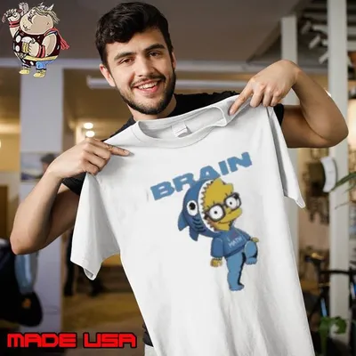 Lisa Simpson Brain I love Math shirt