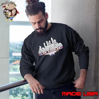 Los Angeles Baseball Champions 1981 Skyline City Players Names Sweatshirt