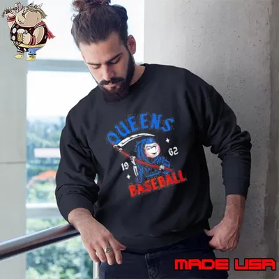 New York Mets Mr. Met Reaper 1962 MLB Sweatshirt