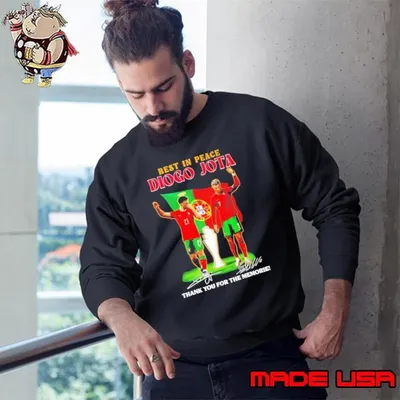 Rest in peace Diogo Jota Ronaldo CR7 Thank You for the Memories signature Sweatshirt