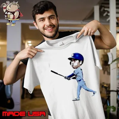 Shohei Ohtani Art Los Angeles Dodgers jersey cartoon shirt