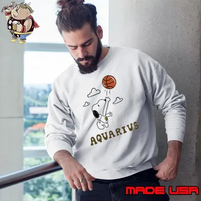 Snoopy Aquarius Zodiac shirt