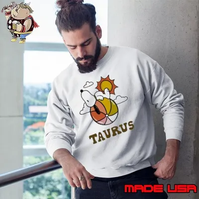 Snoopy Taurus Zodiac shirt