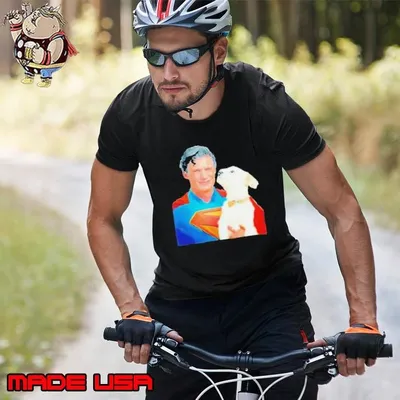 Superman Clark Kent and Dog Krypto shirt