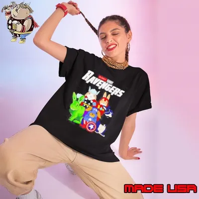 The Ravengers Superheroes Bunny shirt