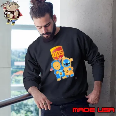 Ups pooh and stitch friends Sweatshirt