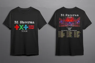 Ed Sheeran Tour 2023 Printed Khalid Russ Music Merch Fan Gift Sweatshirt