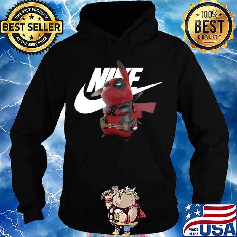 Pikachu And Deadpool Pikapool Nike Hoodie