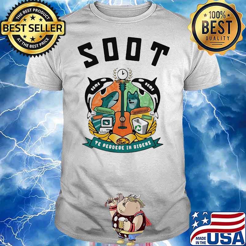 SOOT TE PERDRE IN RIDENS GUITAR FISH AND DOG SHIRT