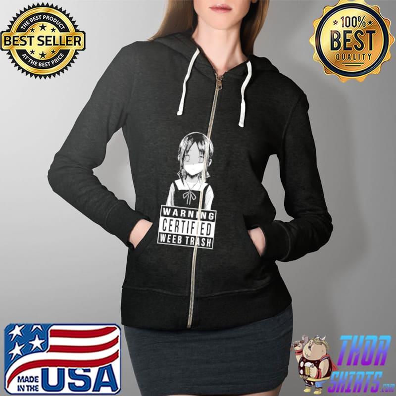 Kaguyasama weeb alert Full Zip Hooded