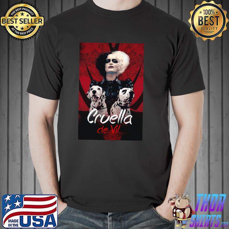 Duo dog cruella emma stone graphic shirt