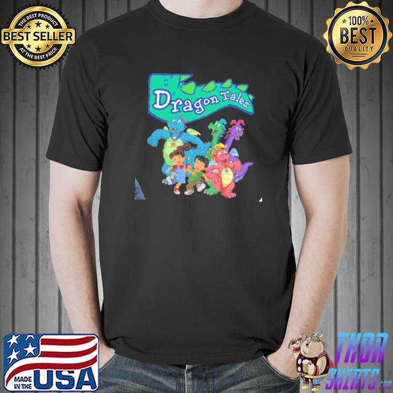Funny cartoon dragon tales graphic shirt