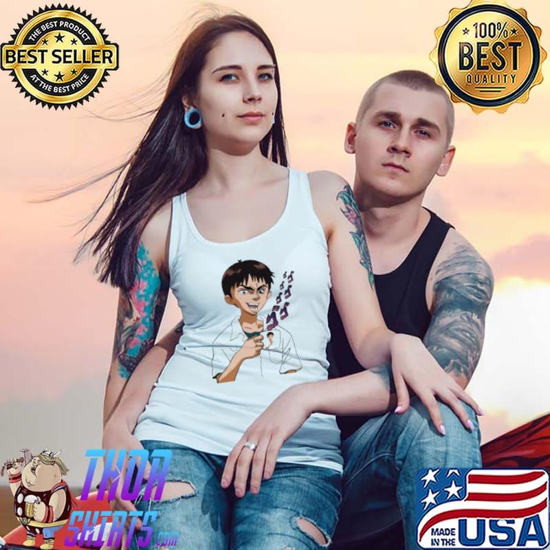 ShinjI ikarI coffee comic cute meme neon genesis evangelion classic s Tank Top