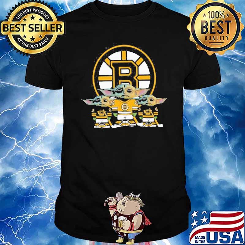 Baby Yoda Hockey Boston Bruins sport shirt