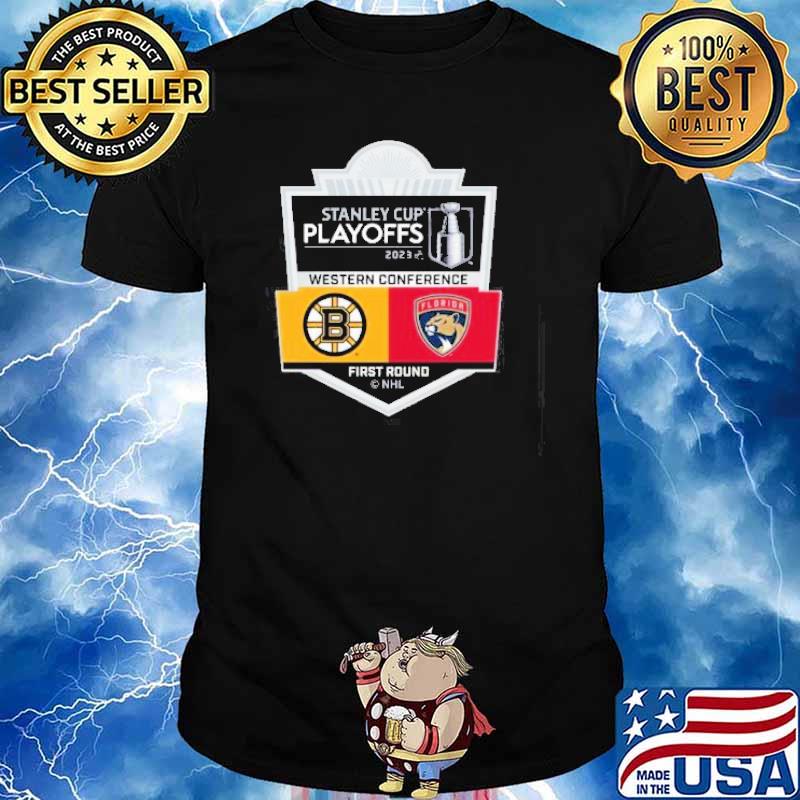 Boston Bruins Vs Florida Panthers Stanley Cup 2023 Nhl Western Conference first round Shirt