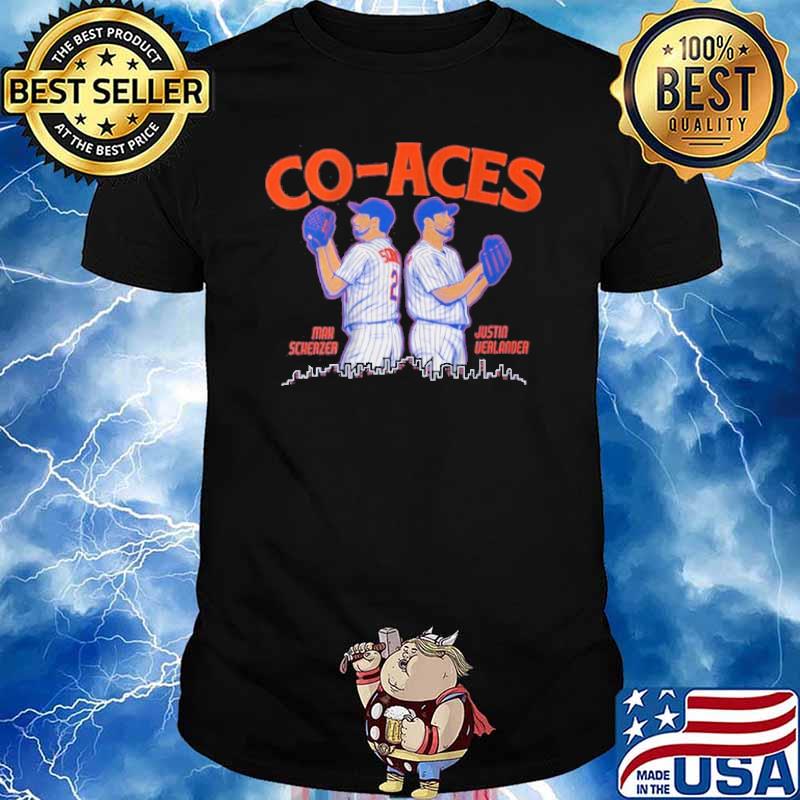 Justin Verlander And Max Scherzer Co-Aces Mah scherzer Justin Verlander shirt