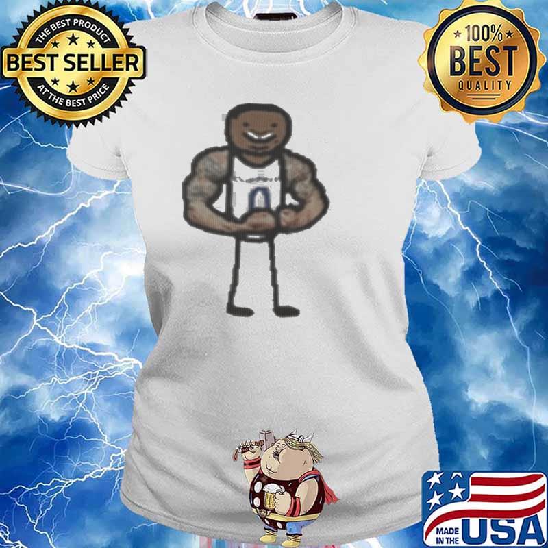 Nba Paint Muscle Westbrook Shirt Ladies tee