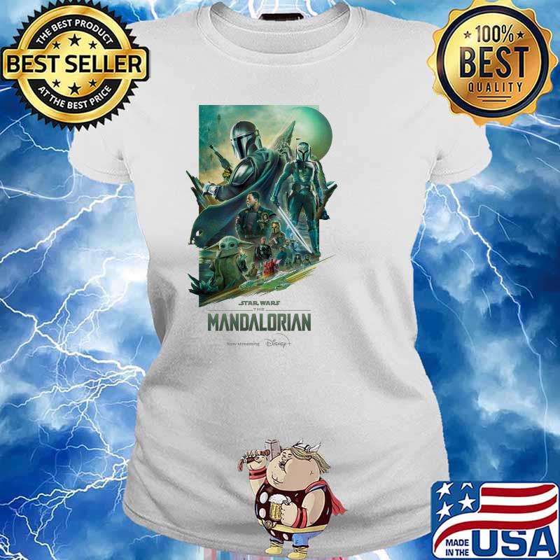 The Mandalorian Season 3 Final Poster Released disney Star wars s Ladies tee