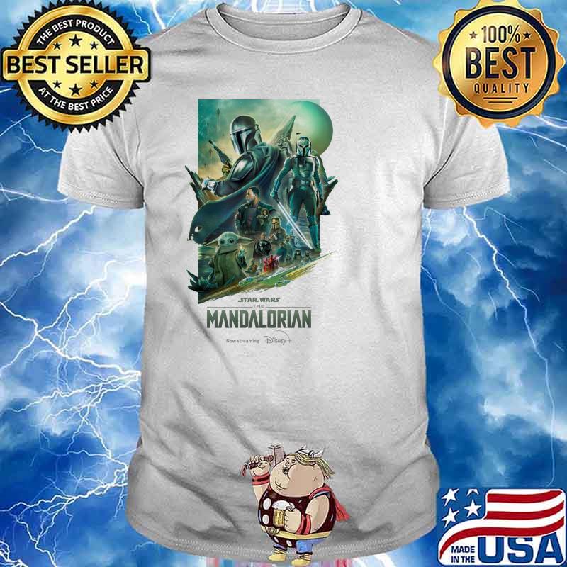 The Mandalorian Season 3 Final Poster Released disney Star wars shirt