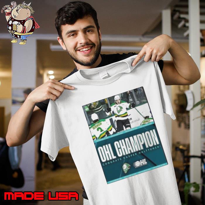 Alttunen And The London Knights On Winning The Ohl Championship Poster Shirt Unisex