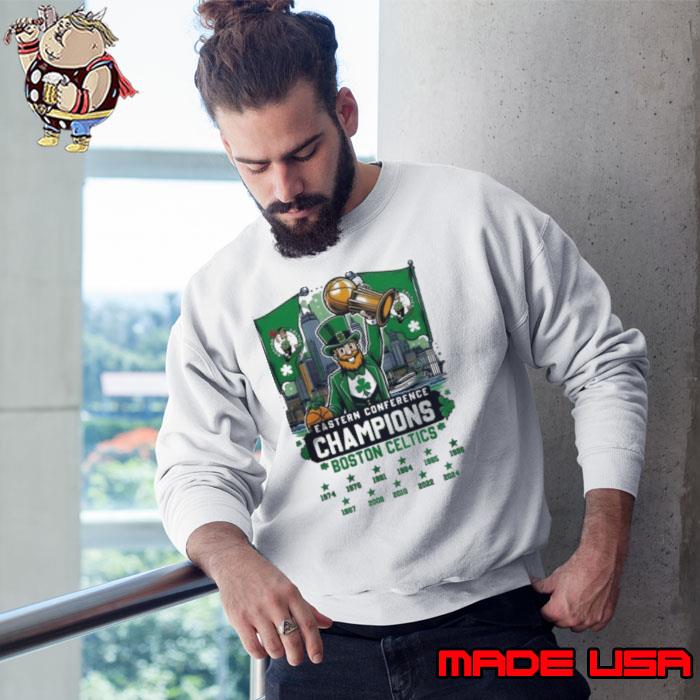Boston Celtics 2024 Eastern Conference Champions Fan Celebrating NBA shirt