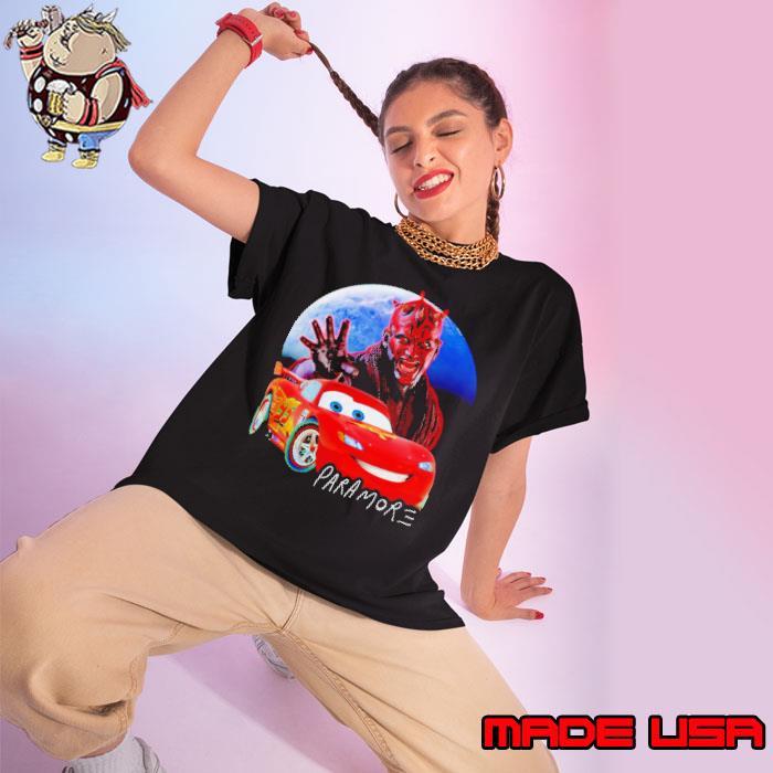 Darth Maul Lightning McQueen Paramore s Ladies tee