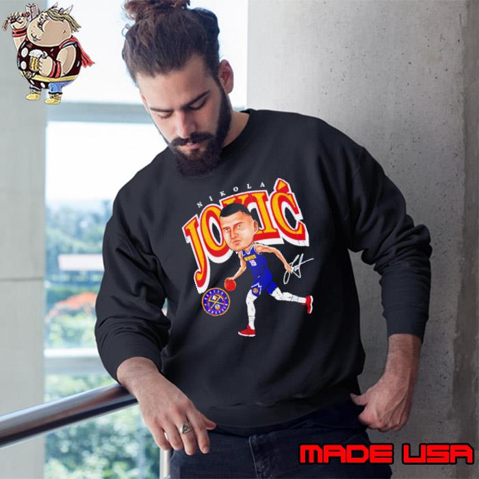 Denver Nuggets Nikola Jokic cartoon shirt