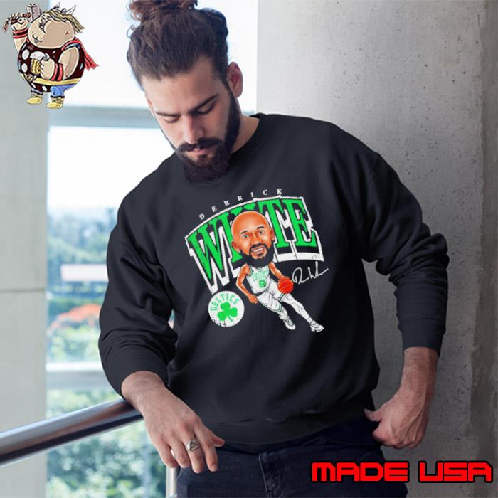 Derrick White Boston Celtics cartoon shirt