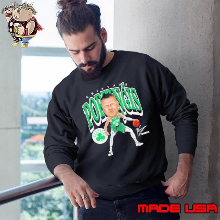 Kristaps Porzingis Boston Celtics Cartoon 2024 Sweatshirt