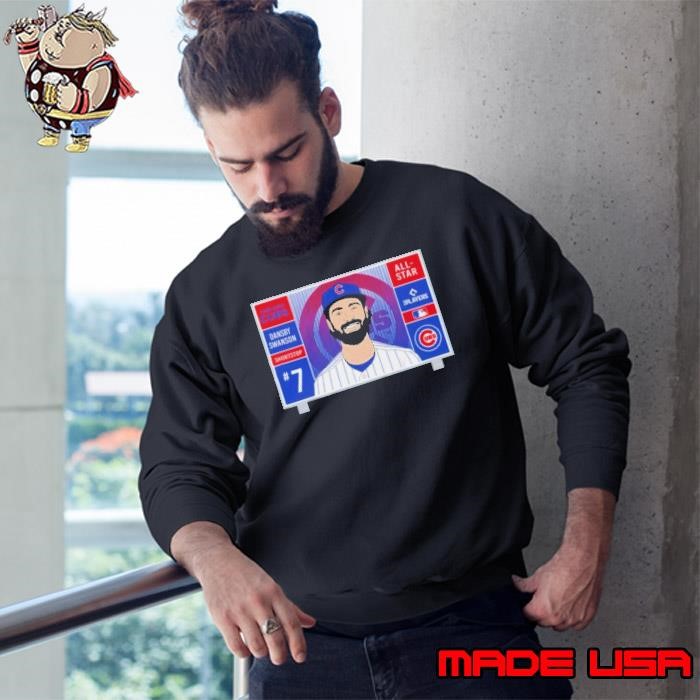 Mlb Team Chicago Cubs Dansby Swanson Sweatshirt