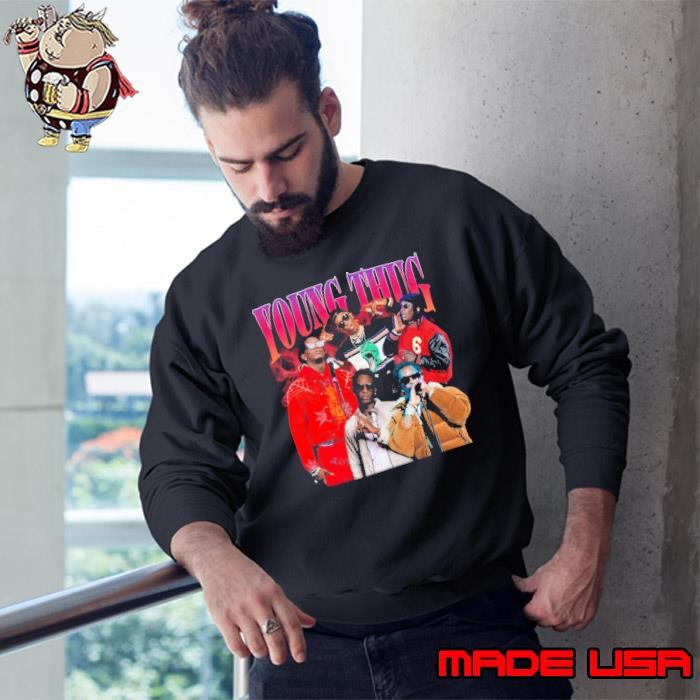 Young Thug an American rapper Retro Collage Sweatshirt