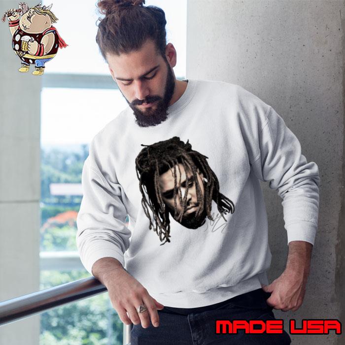 J Cole Big Face Signature American rapper and record producer s Sweatshirt