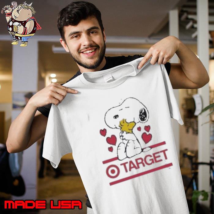 Snoopy And Woodstock Loves Target Logo Shirt Unisex