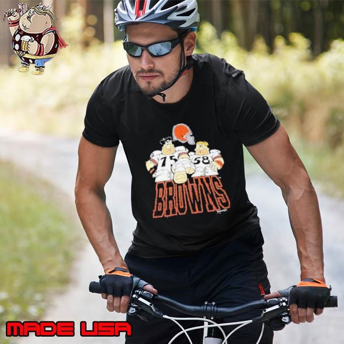 1992 Hanna Barbera The Flintstones Cleveland Browns Unisex