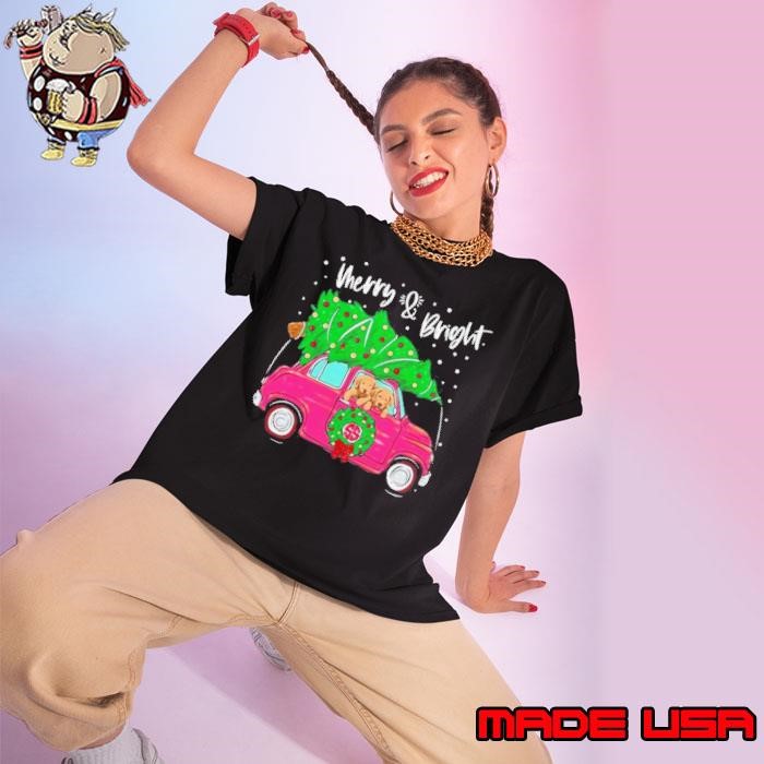 Merry And Bright Pitbull Dog Ugly Christmas shirt