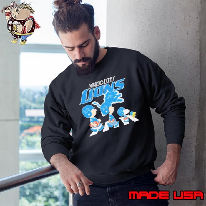 Detroit Lions X Peanuts And Friends Walking Sweatshirt