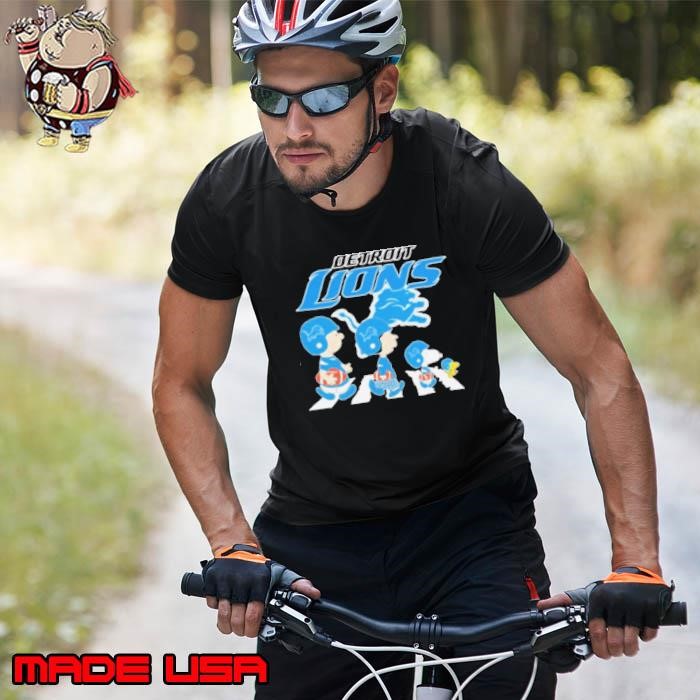 Detroit Lions X Peanuts And Friends Walking Shirt