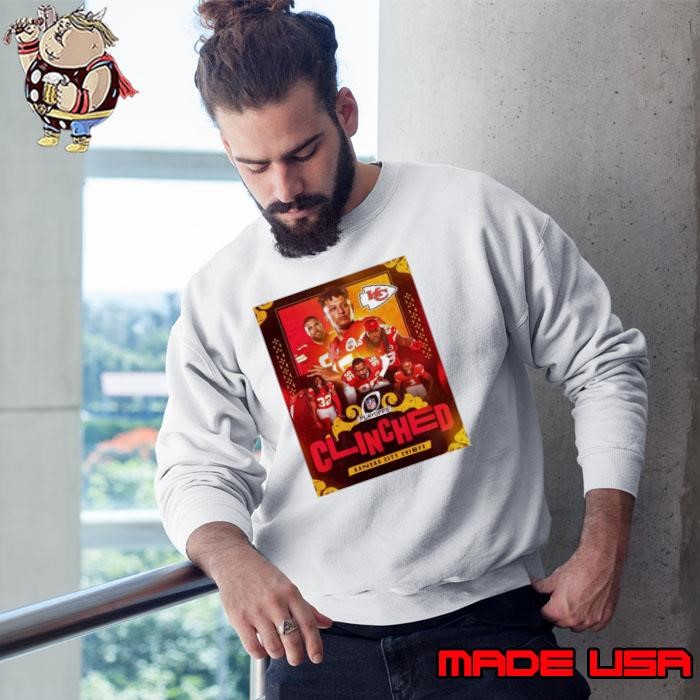 Kansas City Chiefs Clinched NFL Playoffs – the first team to clinch a spot in the postseason Poster Sweatshirt