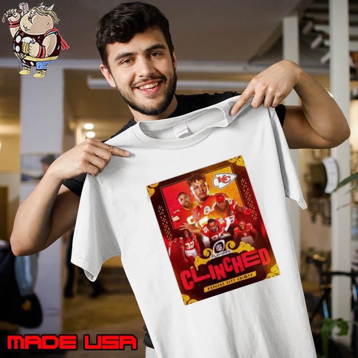 Kansas City Chiefs Clinched NFL Playoffs – the first team to clinch a spot in the postseason Poster shirt