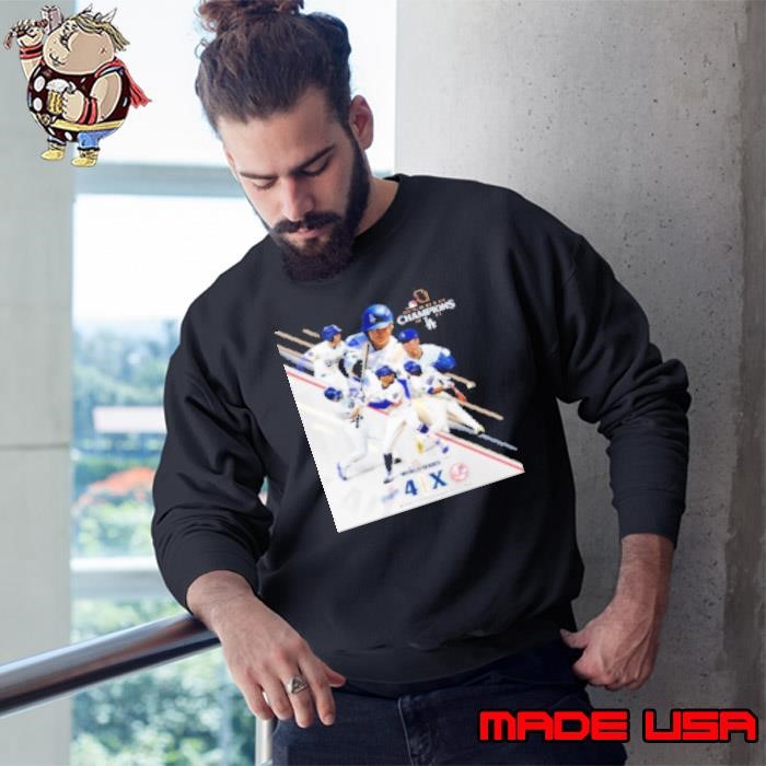 Los Angeles Dodgers 2024 MLB World Series Champions Dodgers 4 – X Yankees Sweatshirt