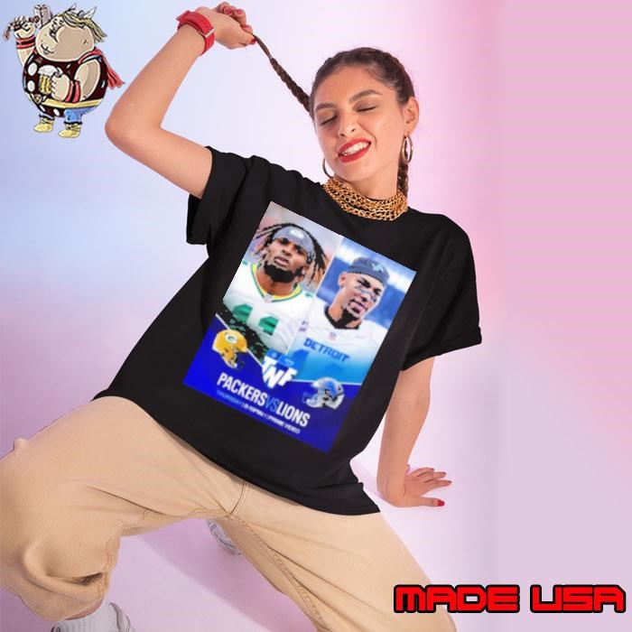 Green Bay Packers vs Detroit Lions Week 14 2024 NFL Game Day Ladies tee