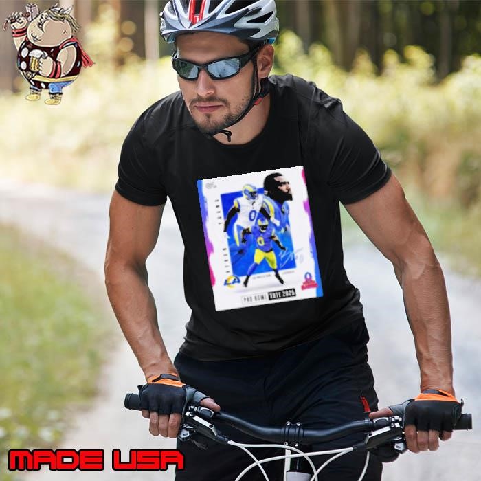 Los Angeles Rams Byron Young Linebacker Pro Bowl Vote 2025 Signature Poster shirt