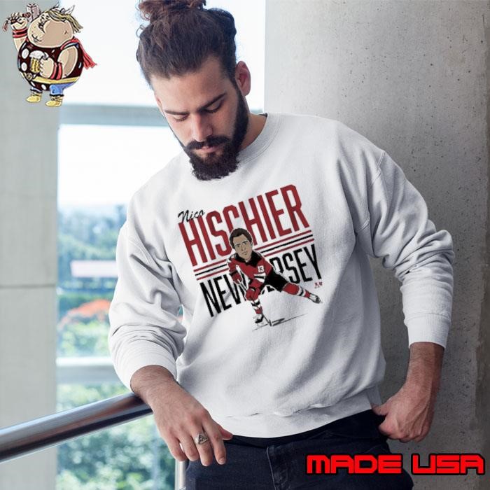 Nico Hischier Center Ice Caricature shirts Sweatshirt